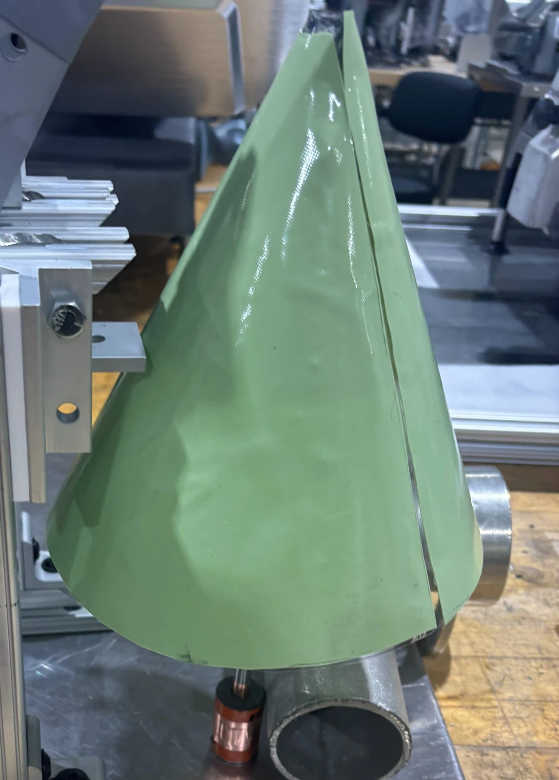 An early cone prototype.