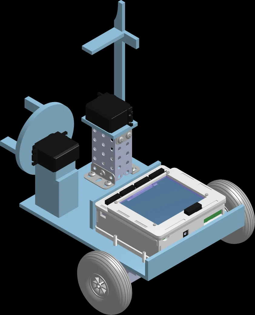 CAD assembly of the autonomous competition robot
